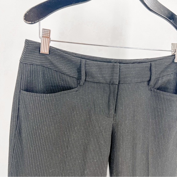 Black pinstriped Michael Kors Gramercy Fit Dress Pants - Picture 3 of 5